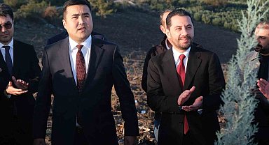 Kırgızistan-Türkiye dostluk ilişkileri fidanlarla kök saldı