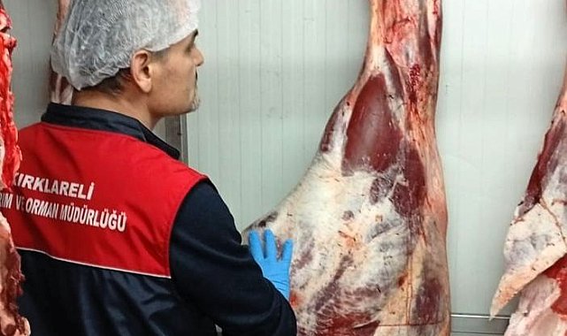 Kırklareli'nde et satışları mercek altında