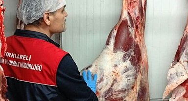 Kırklareli'nde et satışları mercek altında