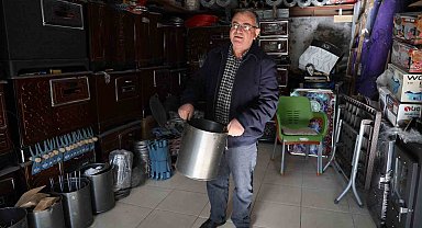 Kırşehir Uzun Çarşı'da soba satışları arttı