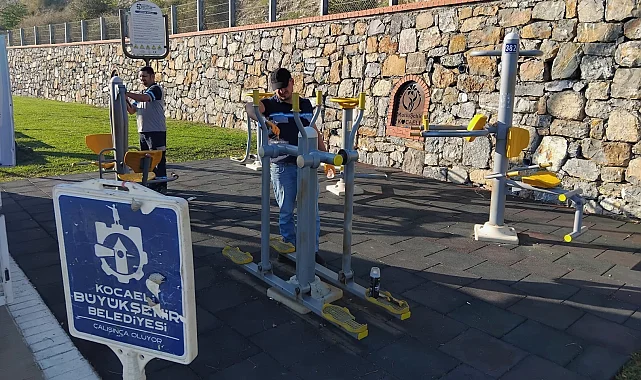 Kocaeli Darıca'da Millet Bahçesi'nde kesintisiz çalışma