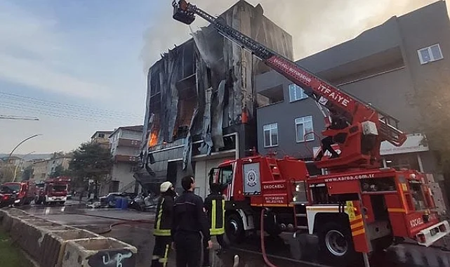 Kocaeli Dilovası'ndaki iş yeri yangınıyla ilgili 7 şüpheli tutuklandı