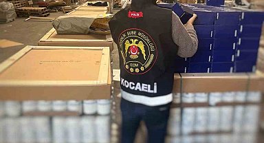 Kocaeli'de 15 milyon liralık sahte yedek parça ele geçirildi