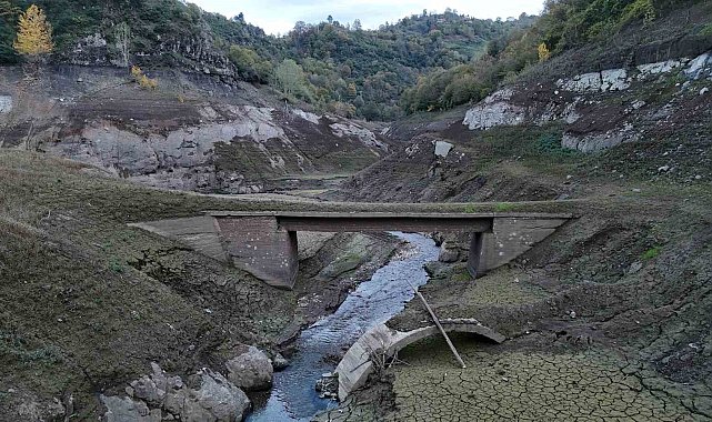 Kocaeli'nin su ihtiyacını karşılayan barajın seviyesi yüzde 6'ya düştü