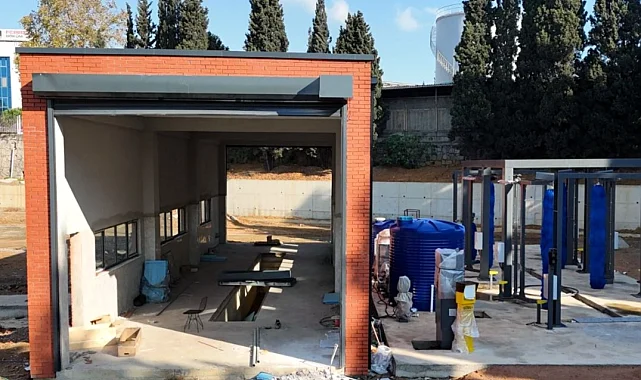 Kocaeli'de Çayırova Otobüs Garajı ve CNG Tesisi yükseliyor
