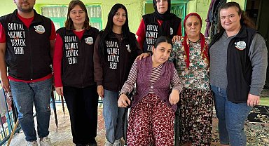 Koçarlı Belediyesi Sosyal Hizmet Destek Ekibi ihtiyaç sahiplerinin yanında olmayı sürdürüyor