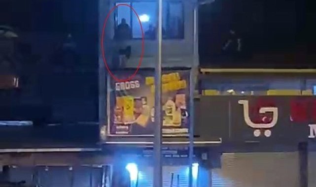 Komşusunu önce darp etti daha sonra pencereden attı