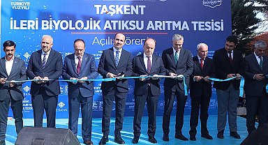 Konya Taşkent'e ileri biyolojik arıtma tesisi kazandırıldı