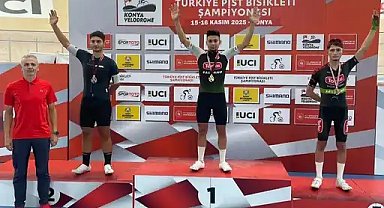 Konya Veledromu'nda Torku rüzgar! Madalyalar peş peşe