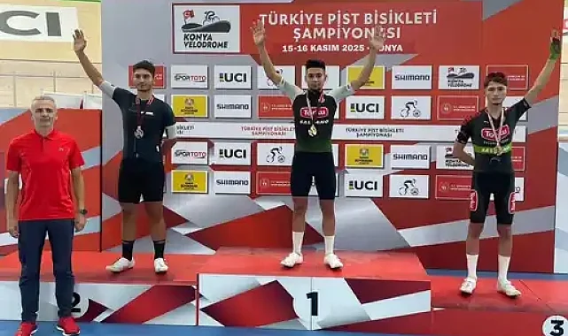 Konya Veledromu'nda Torku rüzgar! Madalyalar peş peşe