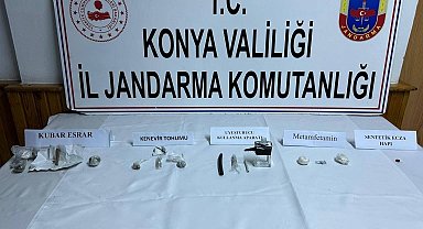 Konya'da jandarmadan uyuşturucu operasyonu: 1 tutuklama
