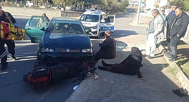 Konya'da otomobil ile motosiklet çarpıştı: 2 yaralı