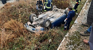 Konya'da otomobil takla attı: 1 ölü