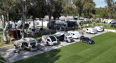 Konyaaltı Karavan Park'ta 8 bin tatilci ağırladı
