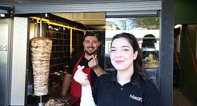 Kore'de döner kesmeyi öğrendiler Eskişehir'de dükkan açtılar