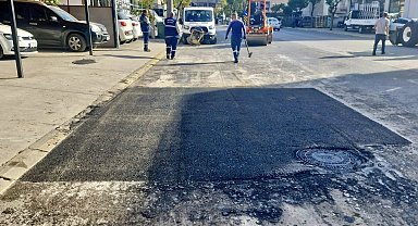 Körfez'de yol bakım ve onarım çalışmaları sürüyor