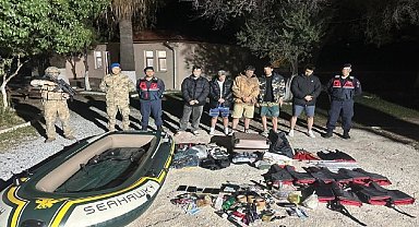 Kuşadası'nda yasa dışı geçiş hazırlığındaki 5 düzensiz göçmen yakalandı