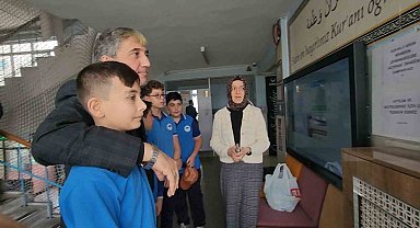 Kütahya Anadolu İmam Hatip Lisesinde öğrencilerin proje hazırlık çalışmaları