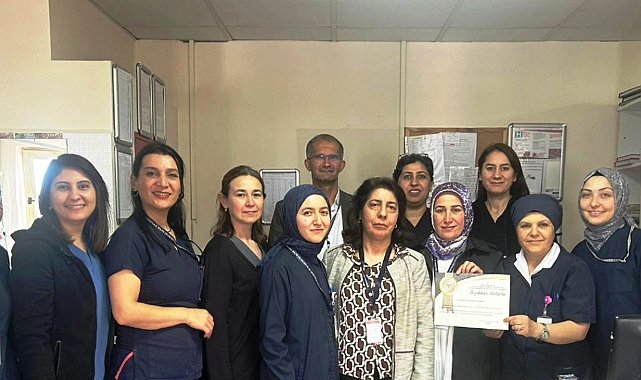 Kütahya Evliya Çelebi Eğitim ve Araştırma Hastanesi'nin 'İnme Ünitesi'ne teşekkür belgesi