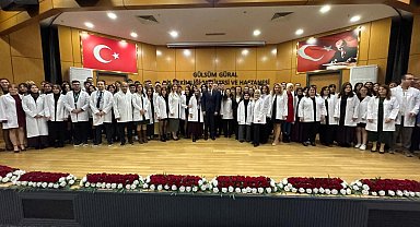 Kütahya'da diş hekimi adayları beyaz önlüklerini giydi