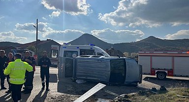 Kütahya'da trafik kazası: 7 yaralı