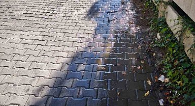 Mahallede tonlarca su boşa aktı