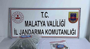 Malatya'da 3 kilo 348 gram kubar esrar ele geçirildi