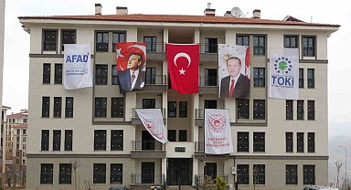 Malatya'da deprem konutlarının anahtar teslimi sürüyor