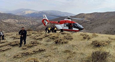 Malatya'da uçuruma yuvarlanan şahıs kurtarıldı