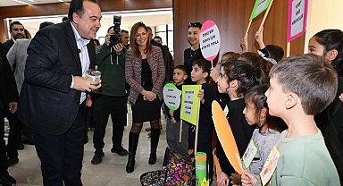 Manisa'da atık piller fidana dönüşüyor