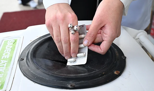 Manisa'da atık ilaçlar için örnek uygulama... Çevreyi kirletmeden toplanacak