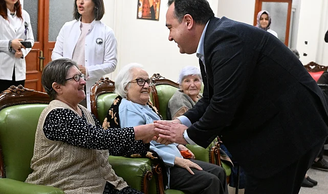 Manisa'da huzurevi ziyareti! Yaşlılara yeni proje sözü