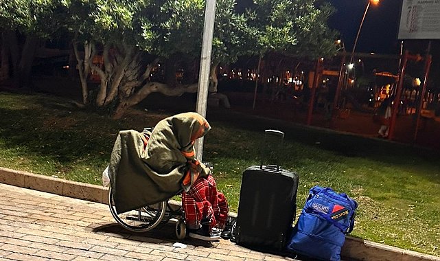 Marmaris'te 70 yaşındaki Kıbrıs gazisi saatler süren ikna çabalarının ardından aparta yerleştirildi