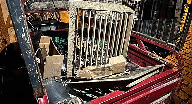 MASKİ'ye ait yağmur mazgallarını çalan şüpheliler yakalandı