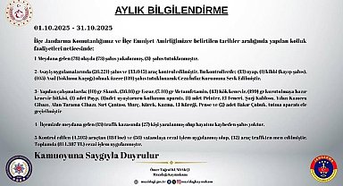 Mazıdağı'nda ekim ayı güvenlik raporu: 78 olayda 3 tutuklama, uyuşturucu ve kaçakçılığa büyük darbe