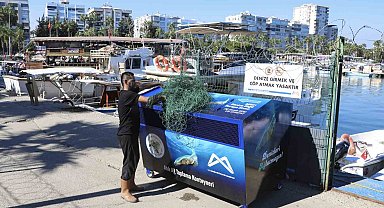 Mersin'de balıkçı ağları geri dönüşüme kazandırılıyor