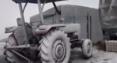 Mersin'in yüksek rakımlı bölgelerinde kar yağışı