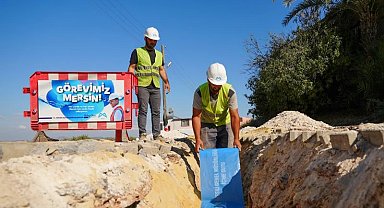 Mersin'de altyapı çalışmaları hız kesmeden sürüyor
