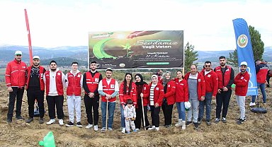 Milli Ağaçlandırma Günü'nde Uşak'ta fidanlar toprakla buluştu