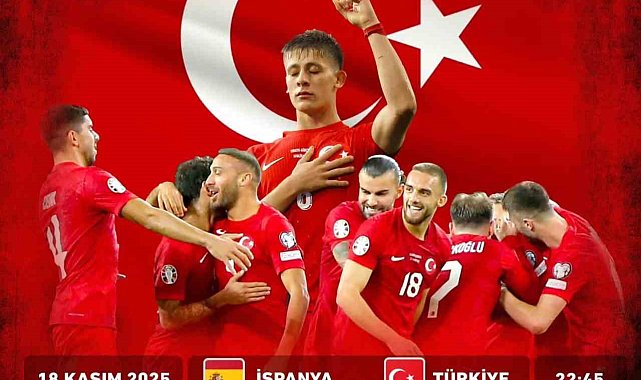 Milli maç heyecanı Tavas'ta dev ekranlarda yaşanacak