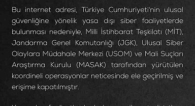 MİT ve Jandarma'nın iki ilde siber casuslara yönelik ortak operasyonunda 2 kişi gözaltına alındı