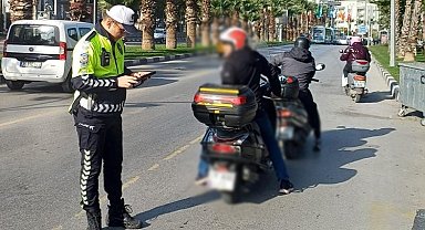 Motosikletlilere ceza yağdı