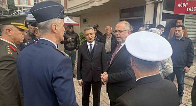 MSÜ Rektörü Prof. Dr. Erhan Afyoncu şehit ailesini ziyaret etti: "Fedakarlıkla çalışan çok sevdiğimiz bir komutanımızdı"