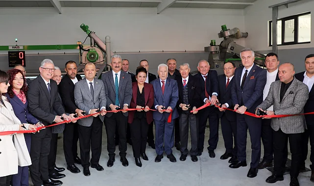 Mudanya'da 'imece modeli' ile zeytinyağı fabrikası açıldı
