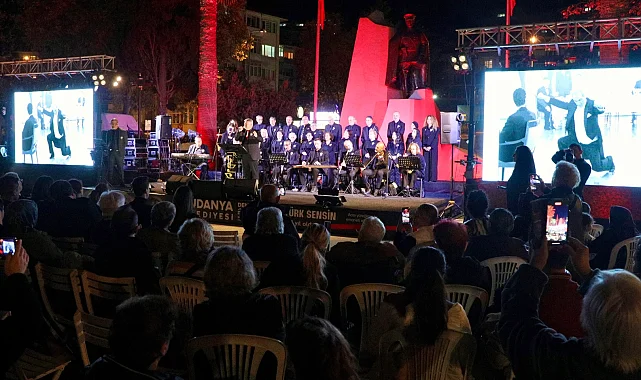 Mudanyalıların kalbi Atatürk için attı