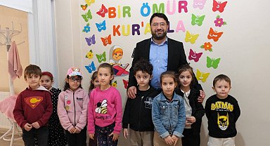 Müftü Fakirullahoğlu'ndan Kuran Kurslarına ziyaret