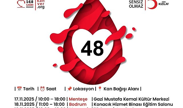 Muğla Büyükşehir Belediyesi'nden Kızılay'a kan bağışı desteği