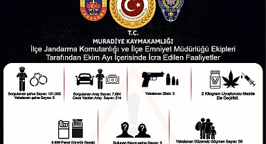 Muradiye'de 2 kilogram uyuşturucu ve 56 düzensiz göçmen yakalandı
