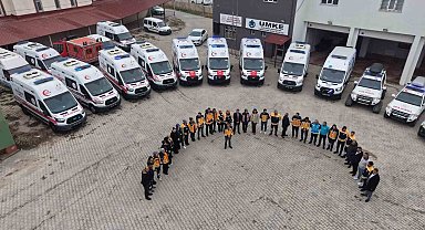 Muş'ta 112 ekipleri zorlu kış şartlarına hazır