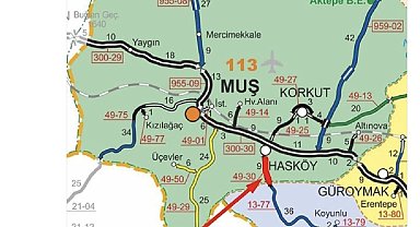 Muş'ta yoğun kar yağışı: Hasköy-Mutki yolu ulaşıma kapandı